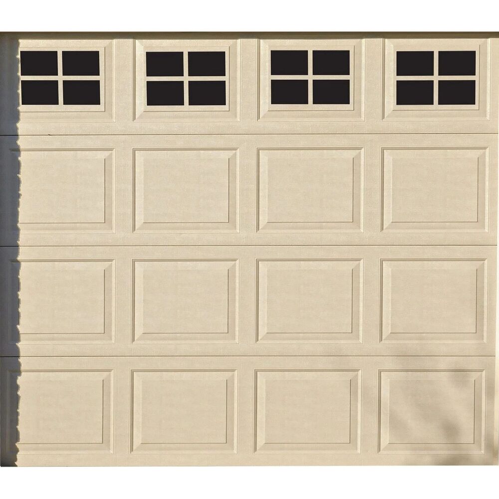 BLK - HOUSEHOLD ESSENTIALS MAGNETIC FAUX GARAGE DOOR WINDOWS 16 PIECES 216